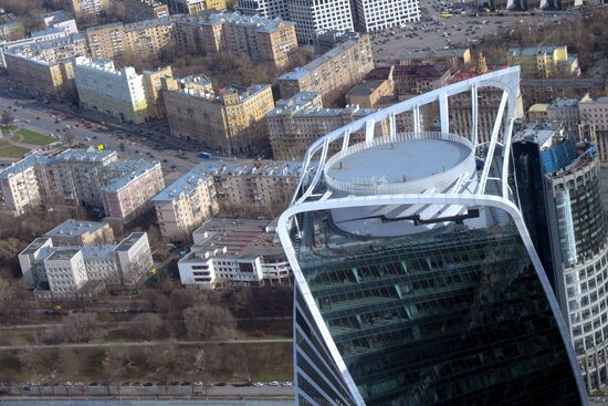 Europe's highest viewing platform opens in Moscow