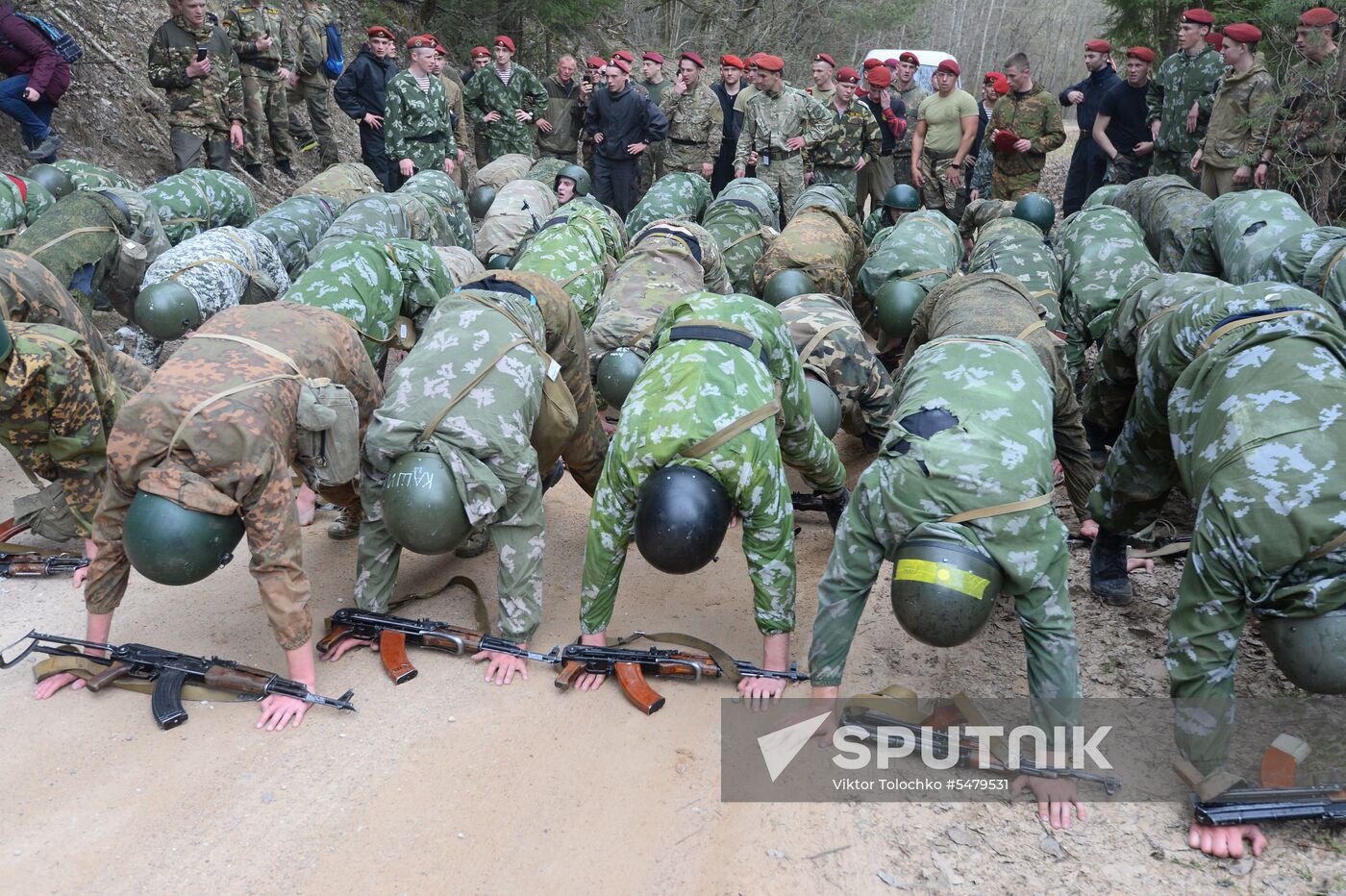 Exam to earn right to wear crimson beret in Belarus