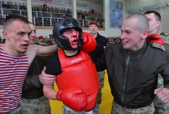 Exam to earn right to wear crimson beret in Belarus
