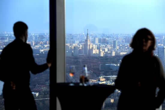 Europe's highest viewing platform opens in Moscow
