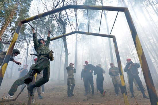 Exam to earn right to wear crimson beret in Belarus