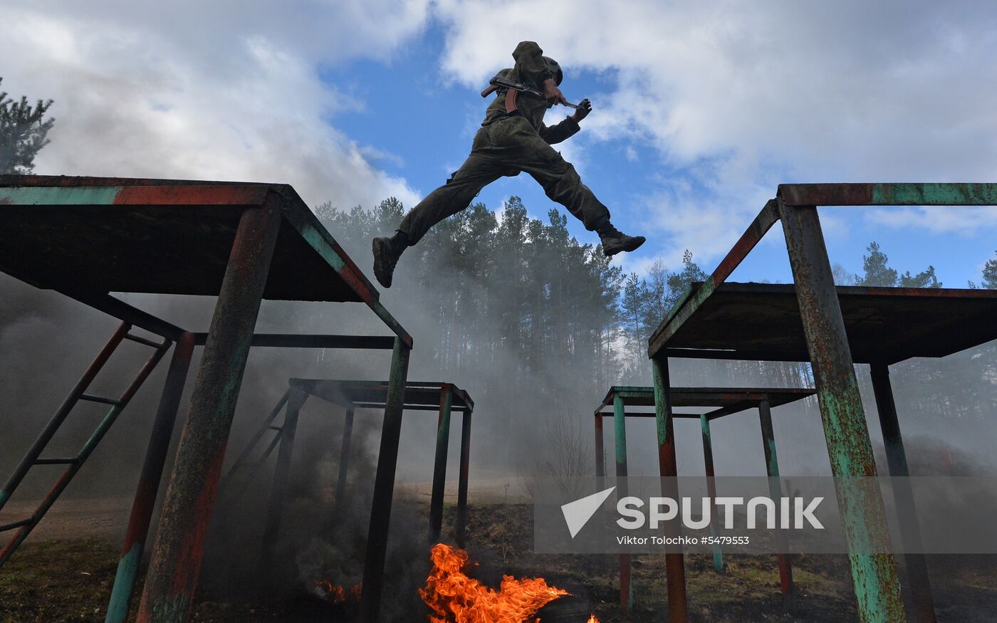 Exam to earn right to wear crimson beret in Belarus
