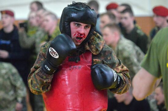 Exam to earn right to wear crimson beret in Belarus