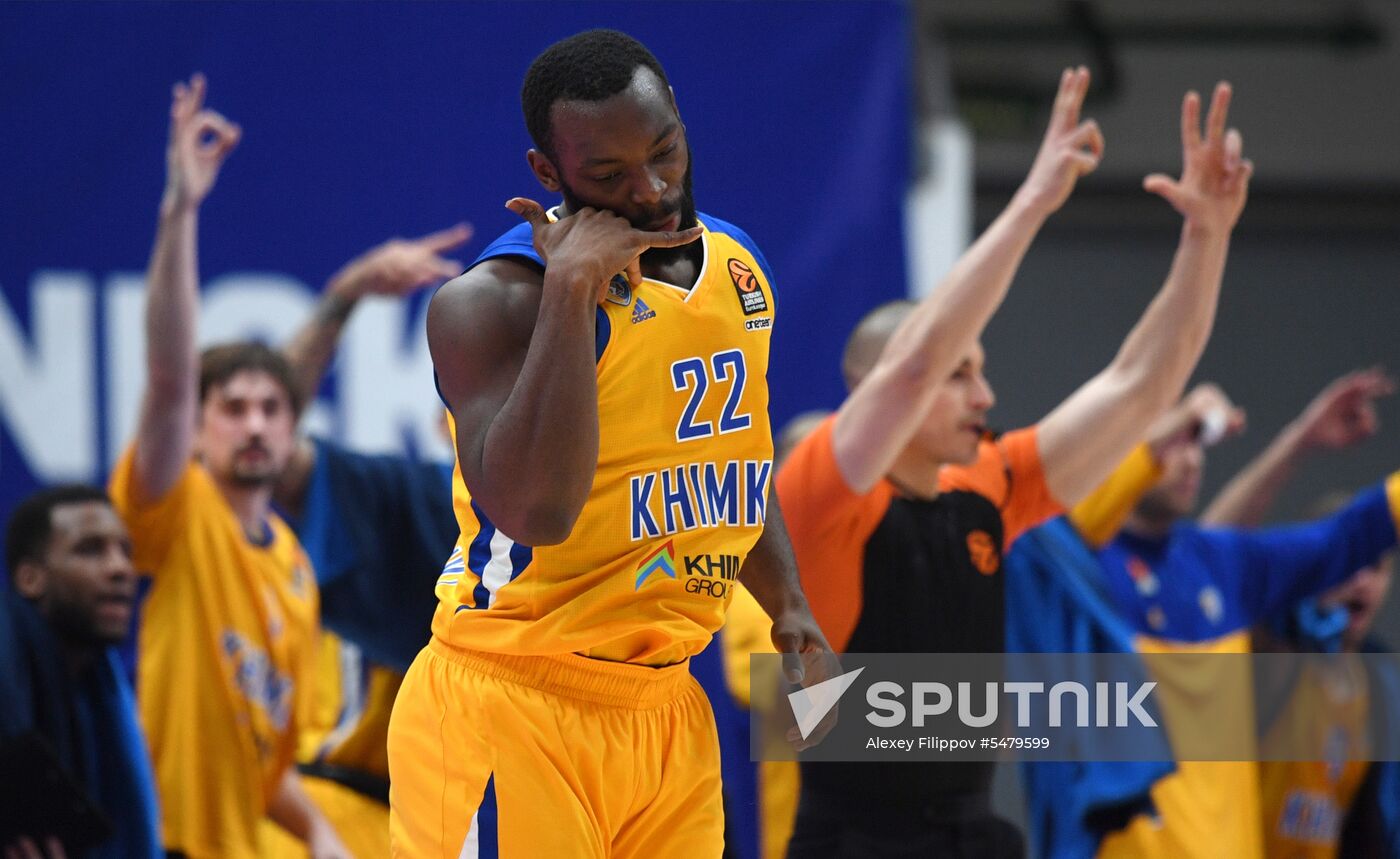 Basketball. Euroleague. CSKA vs Khimki