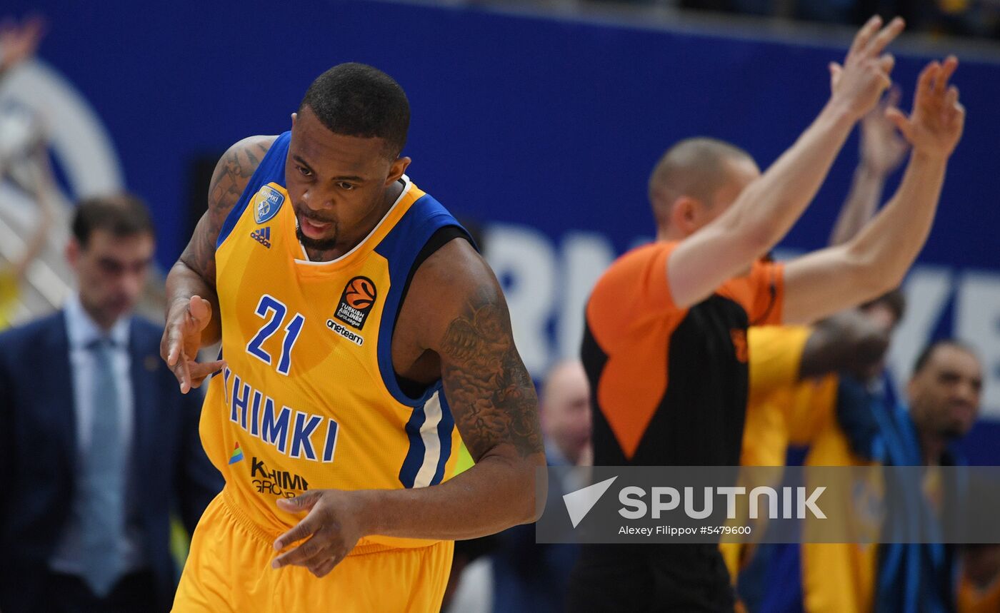 Basketball. Euroleague. CSKA vs Khimki
