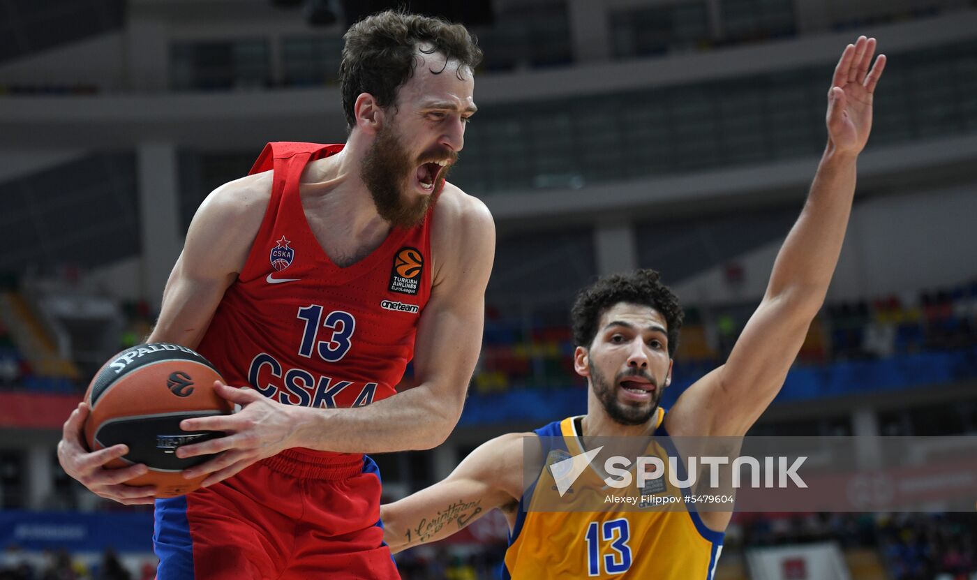 Basketball. Euroleague. CSKA vs Khimki