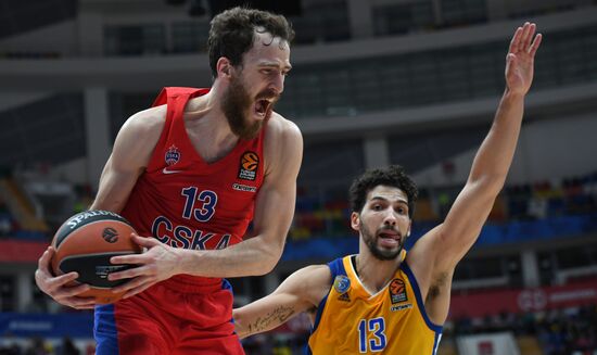 Basketball. Euroleague. CSKA vs Khimki