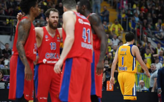 Basketball. Euroleague. CSKA vs Khimki