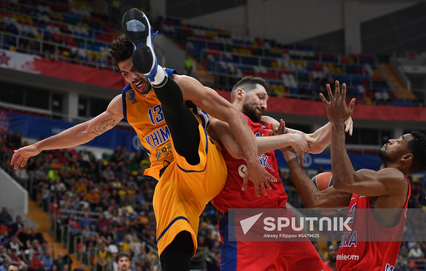 Basketball. Euroleague. CSKA vs Khimki