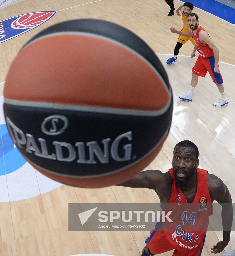 Basketball. Euroleague. CSKA vs Khimki