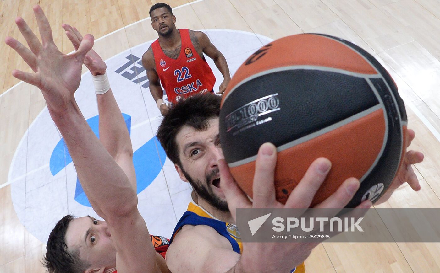Basketball. Euroleague. CSKA vs Khimki