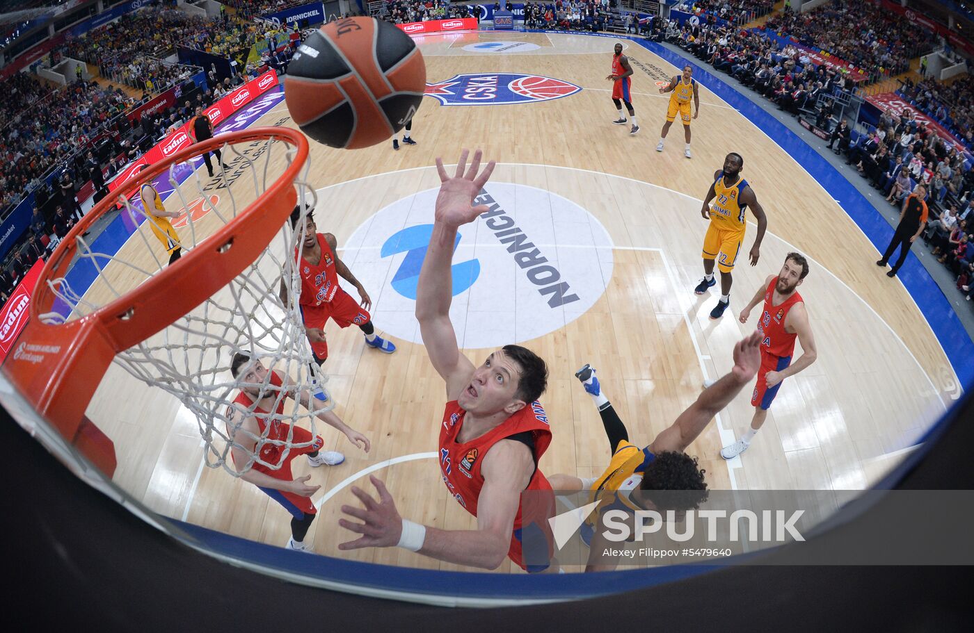Basketball. Euroleague. CSKA vs Khimki