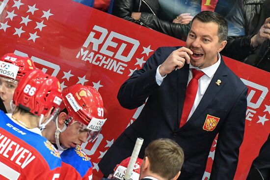 Euro Ice Hockey Challenge. Russia vs Sweden
