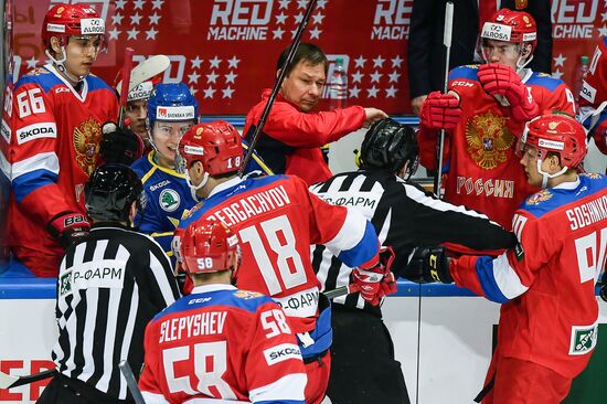 Euro Ice Hockey Challenge. Russia vs Sweden