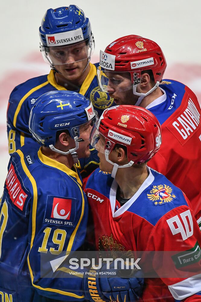 Euro Ice Hockey Challenge. Russia vs Sweden