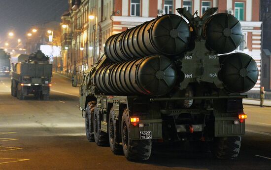 Rehearsal of Victory Parade in Vladivostok