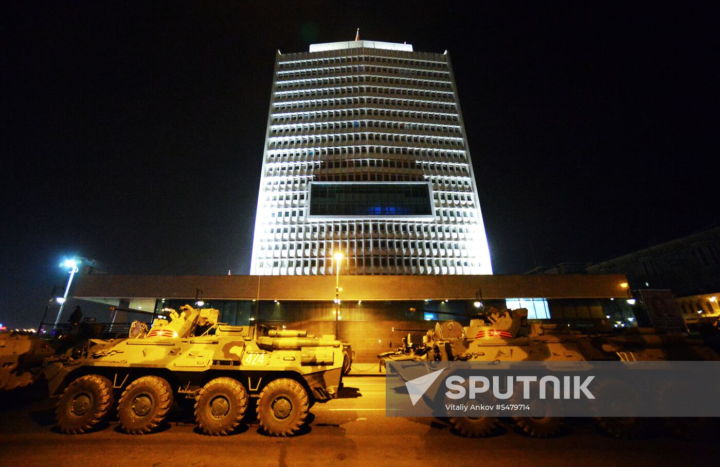 Rehearsal of Victory Parade in Vladivostok