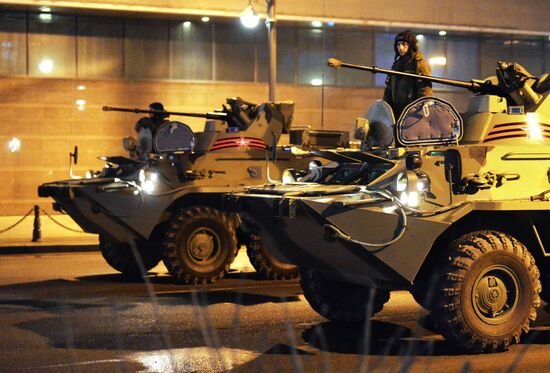 Rehearsal of Victory Parade in Vladivostok