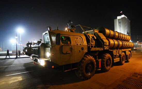 Rehearsal of Victory Parade in Vladivostok