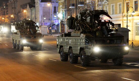 Rehearsal of Victory Parade in Vladivostok