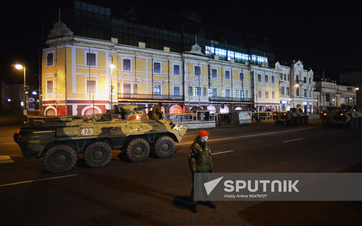 Rehearsal of Victory Parade in Vladivostok