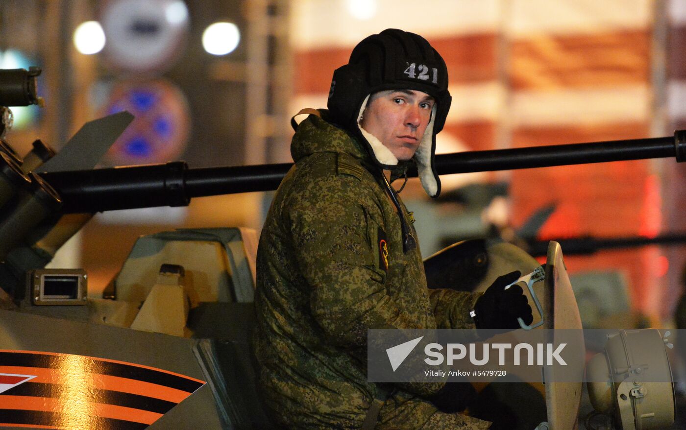 Rehearsal of Victory Parade in Vladivostok