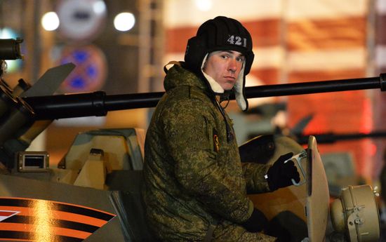 Rehearsal of Victory Parade in Vladivostok