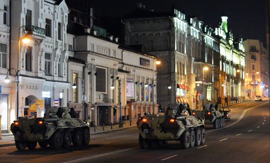 Rehearsal of Victory Parade in Vladivostok