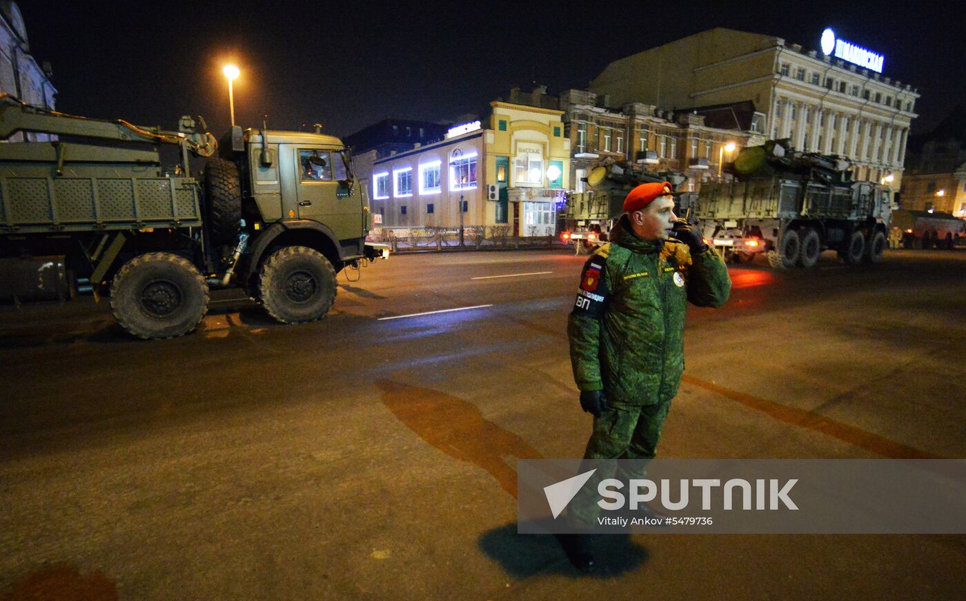 Rehearsal of Victory Parade in Vladivostok