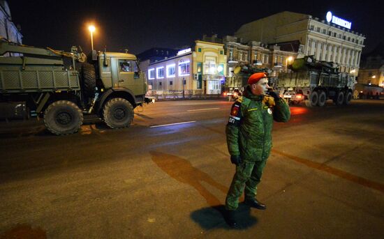 Rehearsal of Victory Parade in Vladivostok