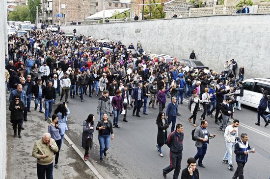 Protests in Yerevan