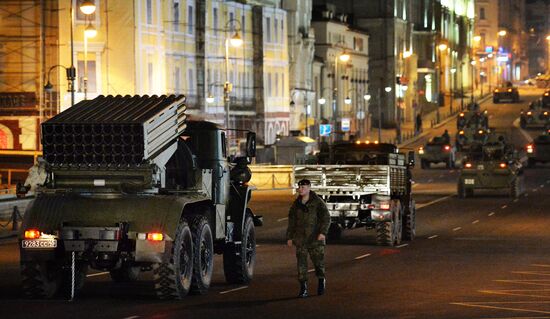 Rehearsal of Victory Parade in Vladivostok