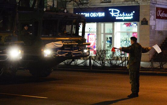 Rehearsal of Victory Parade in Vladivostok
