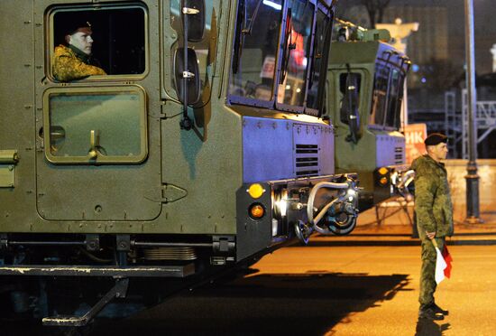 Rehearsal of Victory Parade in Vladivostok