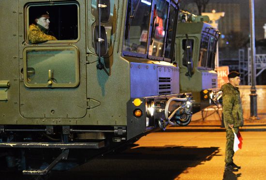 Rehearsal of Victory Parade in Vladivostok