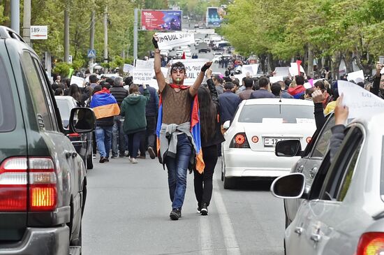 Protests in Yerevan