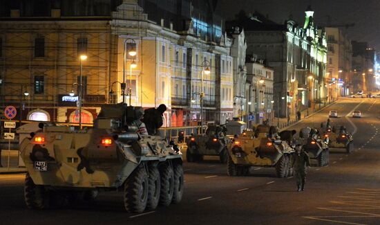 Rehearsal of Victory Parade in Vladivostok