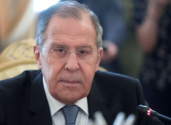 Foreign Minister Sergei Lavrov meets with Austrian Foreign Minister Karin Kneissl