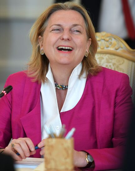 Foreign Minister Sergei Lavrov meets with Austrian Foreign Minister Karin Kneissl