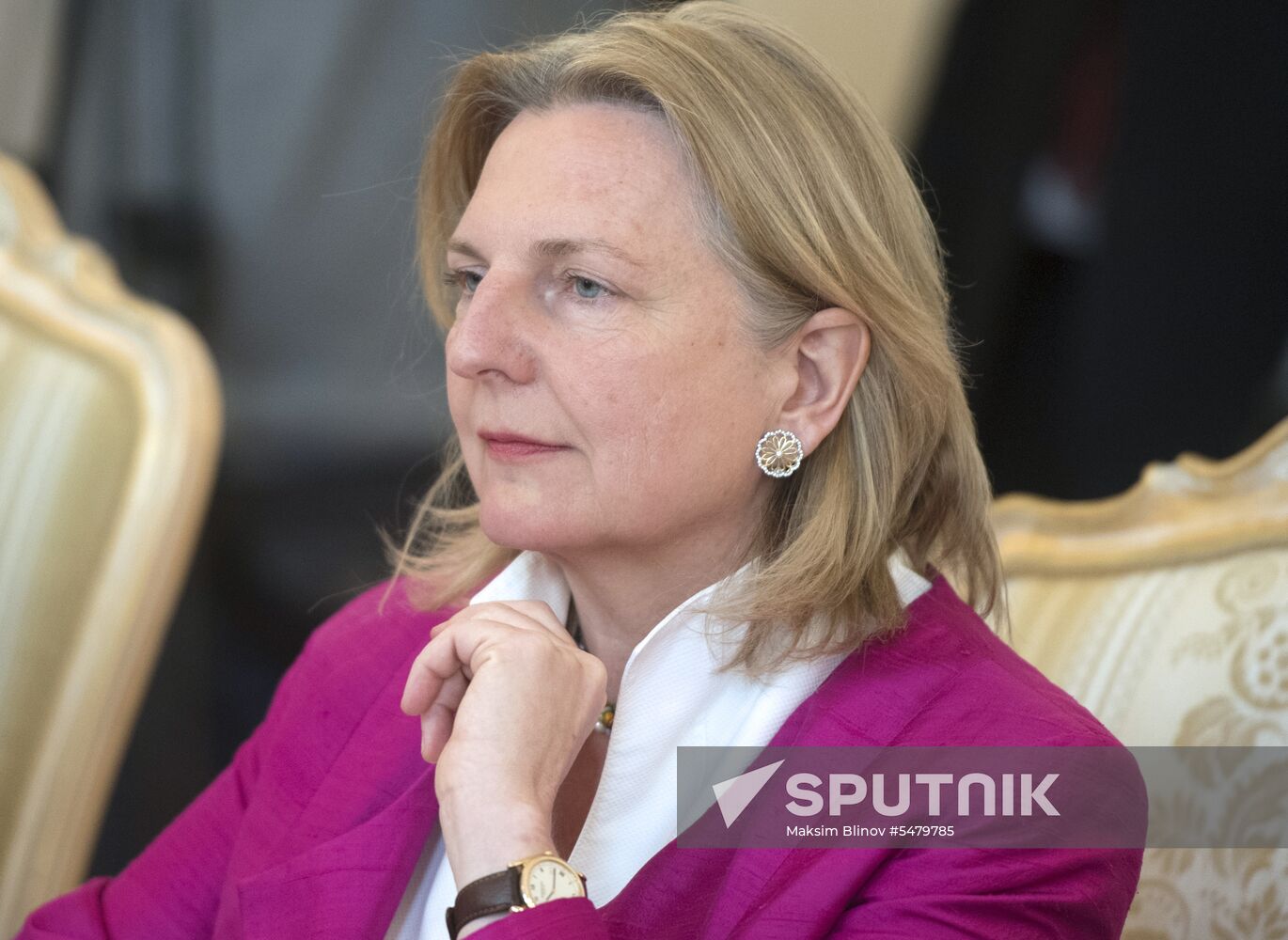 Foreign Minister Sergei Lavrov meets with Austrian Foreign Minister Karin Kneissl
