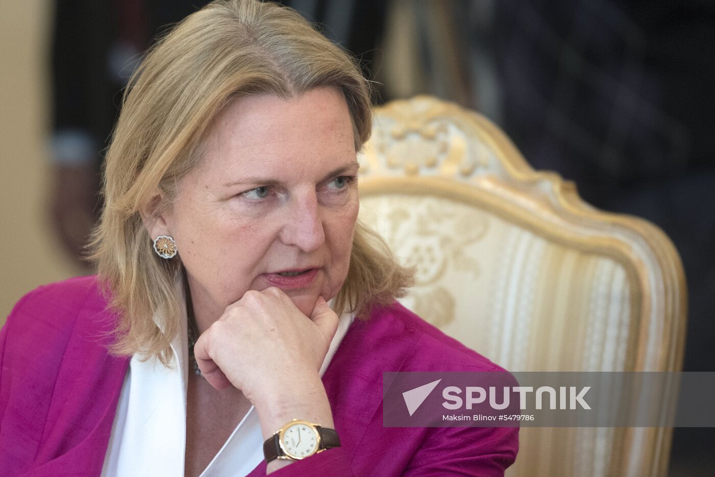 Foreign Minister Sergei Lavrov meets with Austrian Foreign Minister Karin Kneissl