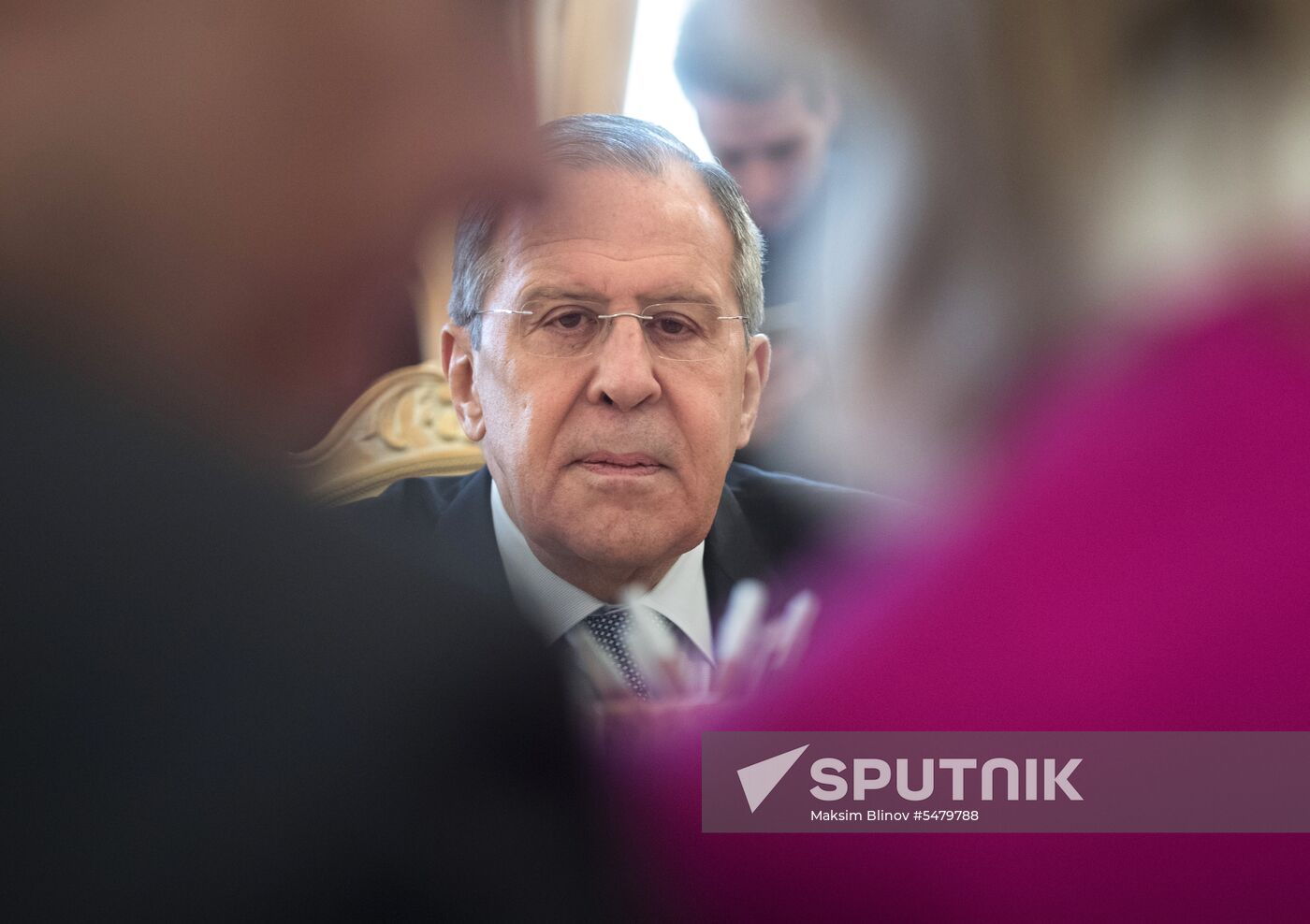 Foreign Minister Sergei Lavrov meets with Austrian Foreign Minister Karin Kneissl