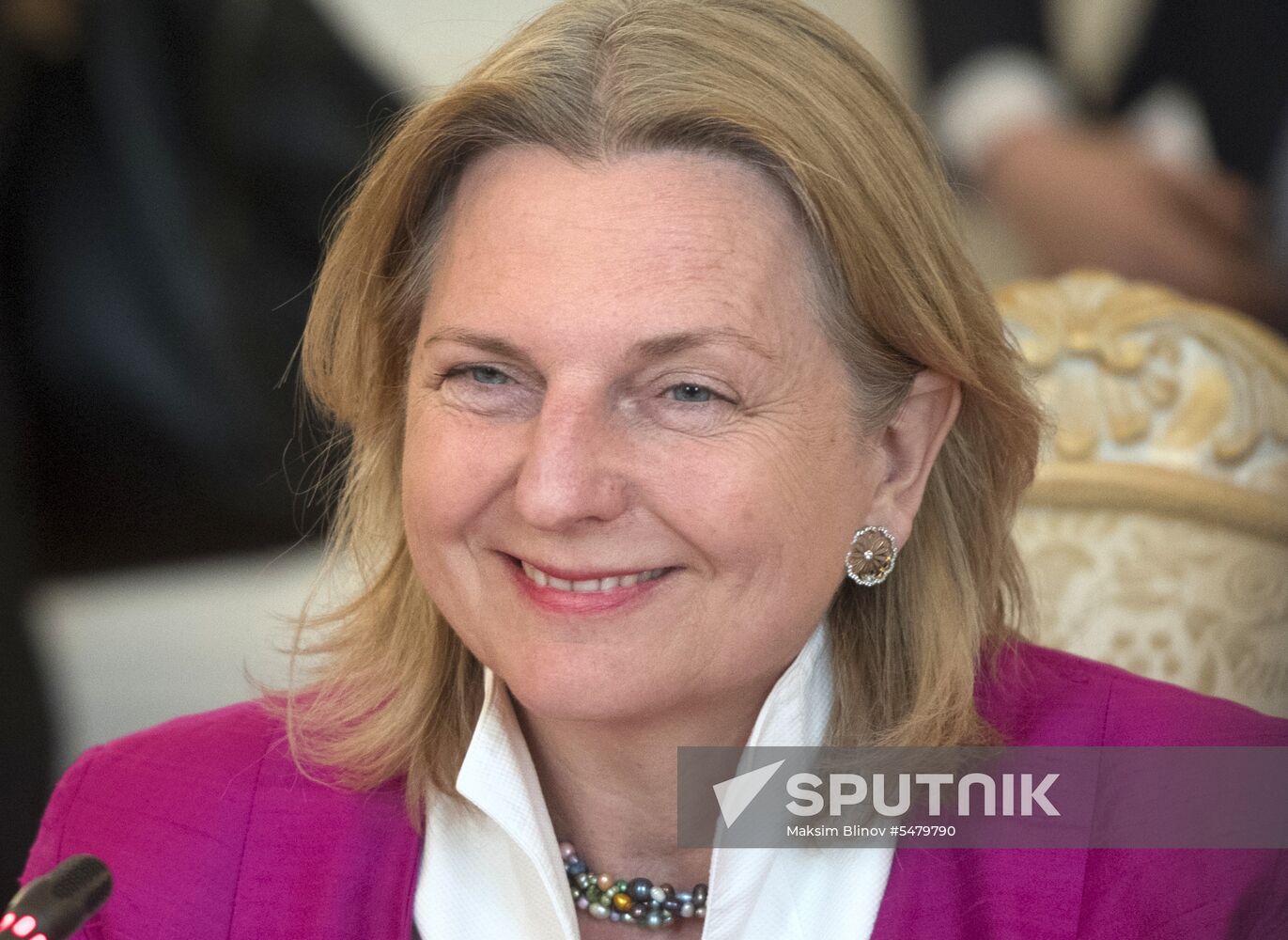 Foreign Minister Sergei Lavrov meets with Austrian Foreign Minister Karin Kneissl