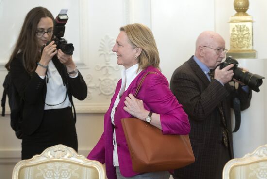Foreign Minister Sergei Lavrov meets with Austrian Foreign Minister Karin Kneissl