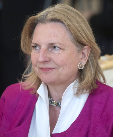 Foreign Minister Sergei Lavrov meets with Austrian Foreign Minister Karin Kneissl
