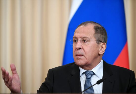 Foreign Minister Sergei Lavrov meets with Austrian Foreign Minister Karin Kneissl