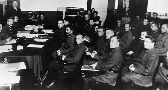 USSR Revolutionary Military Council meeting