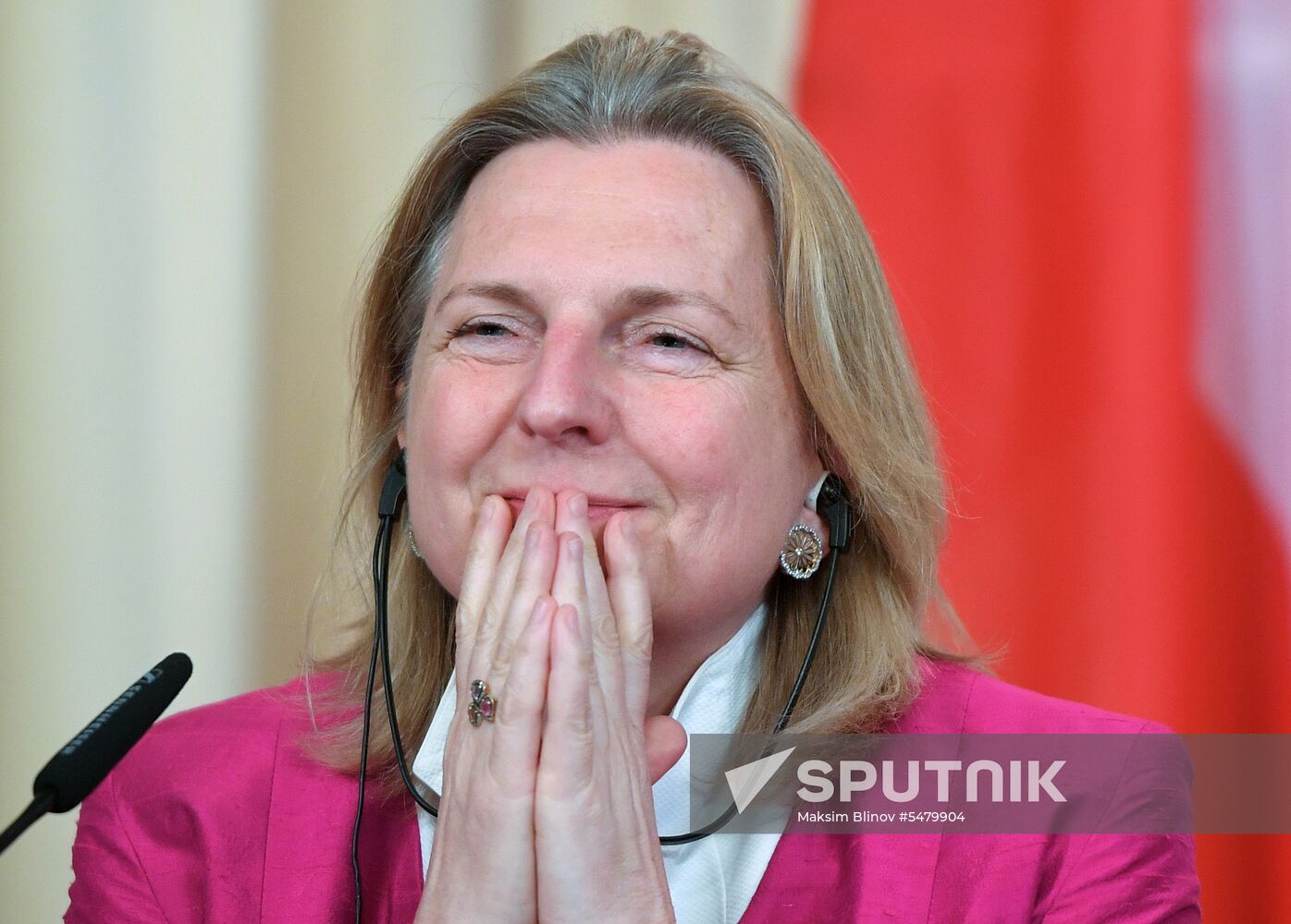 Foreign Minister Sergei Lavrov meets with Austrian Foreign Minister Karin Kneissl