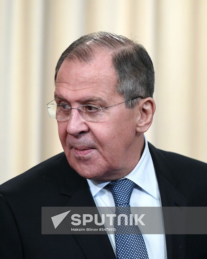 Foreign Minister Sergei Lavrov meets with Austrian Foreign Minister Karin Kneissl