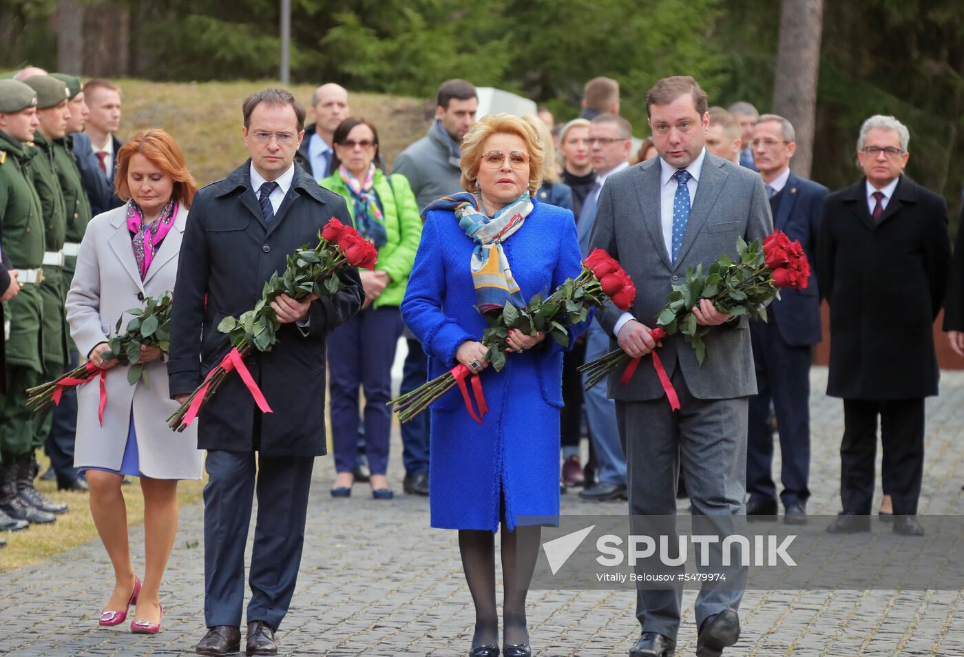 Unveiling of Katyn Memorial